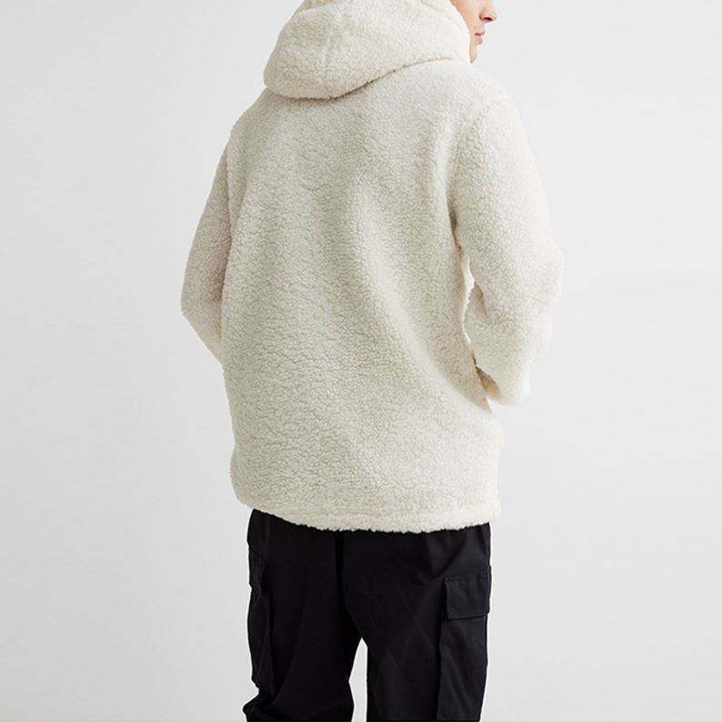 OEM Tillverkare M&auml;n Vinter V&auml;rme H&ouml;g kvalitet L&aring;ng&auml;rmad Polyester Dragsko Pullover Ull Fleece Huvtr&ouml;jor