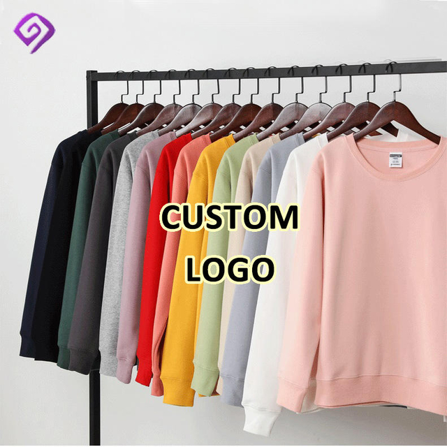 350gsm Designer Blank Bavlna Unisex Fleece Fabric Grafick&yacute; potisk loga Vyš&iacute;van&eacute; Oversized Plain Custom Crewneck P&aacute;nsk&eacute; mikiny