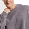 Hoogwaardige herengewassen sweatshirts, oversized herensweatshirts met ronde hals en drop-shoulder