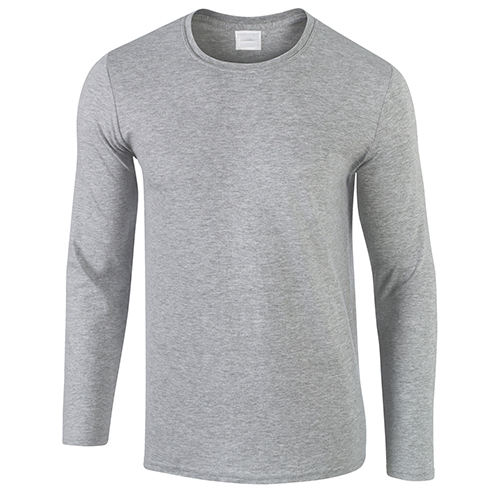 Oem 100 Cotton Blank Casual t&auml;yshihaiset T-paidat Valmistaja Custom Miesten pitk&auml;hihainen T-paita