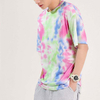 Oem Custom T-Shirt Personnalisable Round Neck T Shirt ແຂນສັ້ນ Tie Dye ພິມຜູ້ຊາຍ 100% Polyester T Shirt