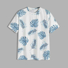 Gran oferta, venta al por mayor, camisetas personalizadas con estampado Tropical por todo el cuerpo, camisetas de manga corta con cuello redondo para hombres con impresi&oacute;n Digital