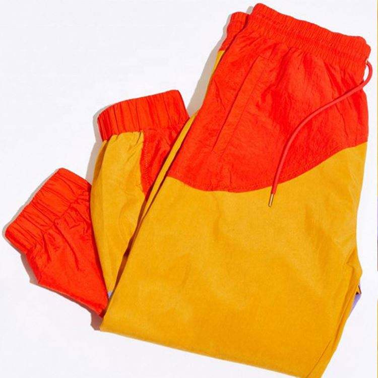 Moške trenirke iz najlona Colorblock Jogger po meri proizvajalca OEM