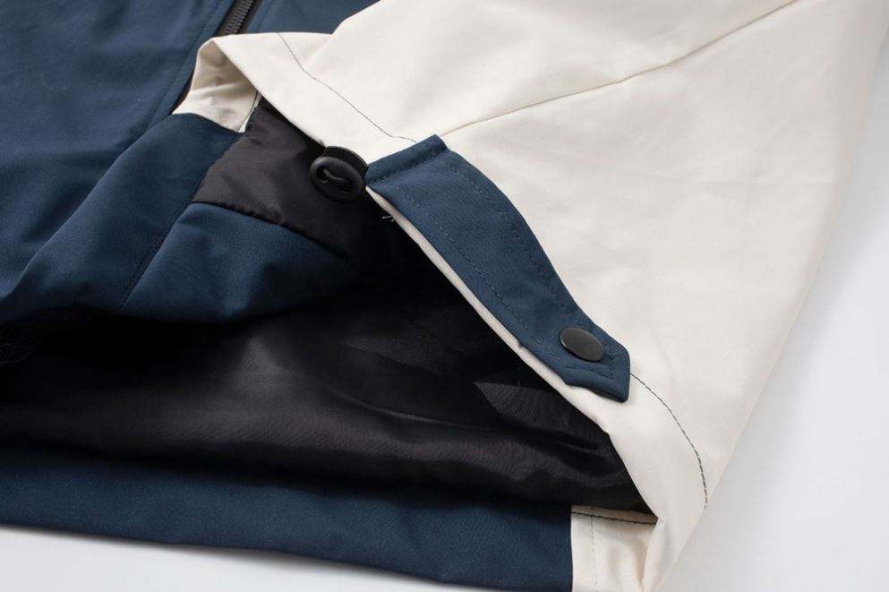 Fabricante OEM, tallas grandes personalizadas, costuras en contraste, cuello levantado popular, chaqueta informal con cremallera