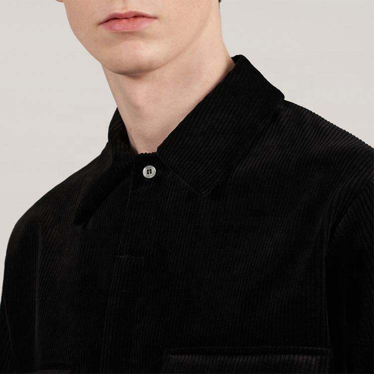 OEM メーカー卸売高品質カジュアル シャツ フル プラス サイズ オーバーシャ​​ツ コーデュロイ ファッション男性シャツ