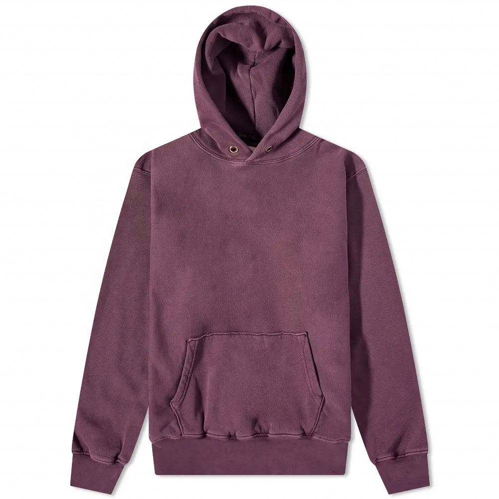 OEM-Hersteller, kein Kordelzug, &uuml;bergro&szlig;es, st&uuml;ckgef&auml;rbtes Sweatshirt, schwerer Vintage-Kapuzenpullover aus 100 % Baumwolle