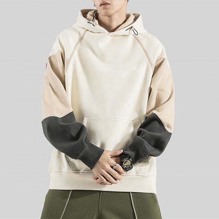 OEM производител Персонализиран унисекс памучен пуловер с цветни блокове Tech Fleece Мъжки хип-хоп големи суичъри