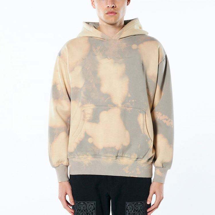 OEM-Hersteller Spot Fleece Hoodies High Street Wear Workout Herren Plus Size Fleece Pullover Sweatshirt Hoodie