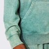 Fabricant OEM personnalis&eacute; de haute qualit&eacute;, surdimensionn&eacute;, uni, lourd, &eacute;pais, vert, Vintage, lav&eacute;, pull &agrave; capuche