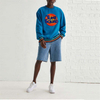 OEM-valmistajan Custom Chenille Brodeerattu Pathces Pullover Crewneck collegepaita miehille huppari