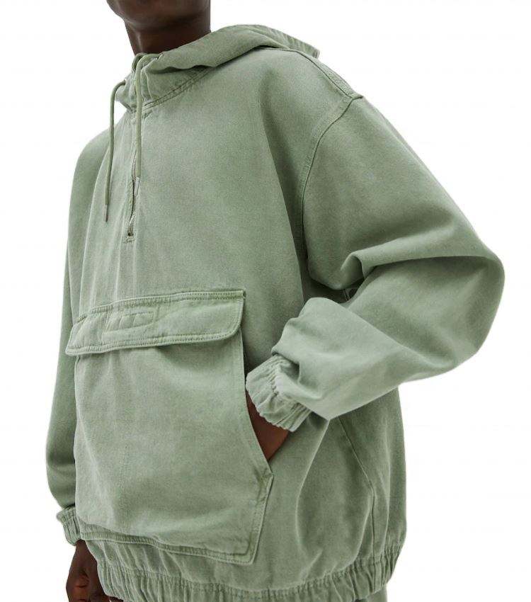 Κατασκευαστής Oem Κινεζικό Factory Plus Size Custom Denim Jacket Anorak