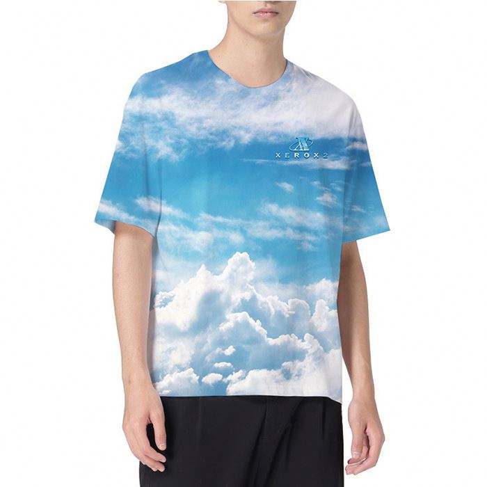 High Street Style Oversized Streetwear Men's Summer T-Shirts Half Sleeve Tshirt Printing Custom Round neck T Shirts