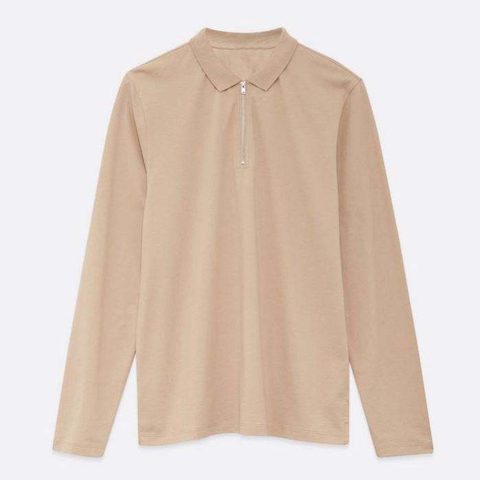 High Quality Custom Polo Shirt plain Long Sleeve 100% Cotton Mens Polo T-shirts