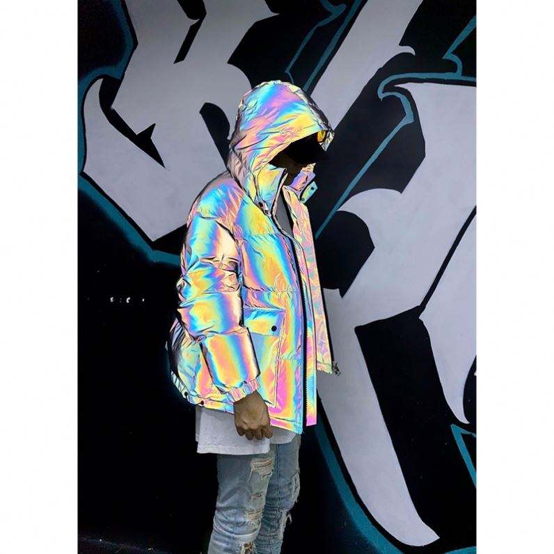 Oem V&yacute;robca Veľkoobchod 3M Reflexn&aacute; l&aacute;tka Polyester Tepl&yacute; Soft Shell &Uacute;plet Ruk&aacute;v Preš&iacute;van&yacute; zips P&aacute;nska Puffer Bunda