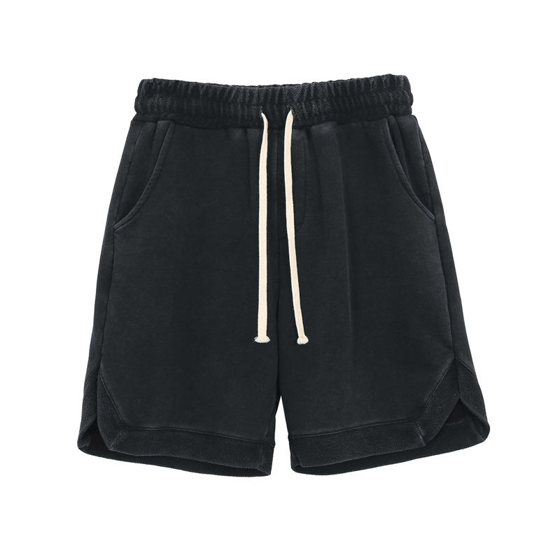 Short de surv&ecirc;tement 100% coton avec logo de cr&eacute;ateur en gros pour hommes