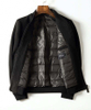 ຜູ້ຜະລິດ Oem Custom ນໍາເຂົ້າ Baseball Collar Wool Thickened Clip Down Men Warm Fleece Jacket