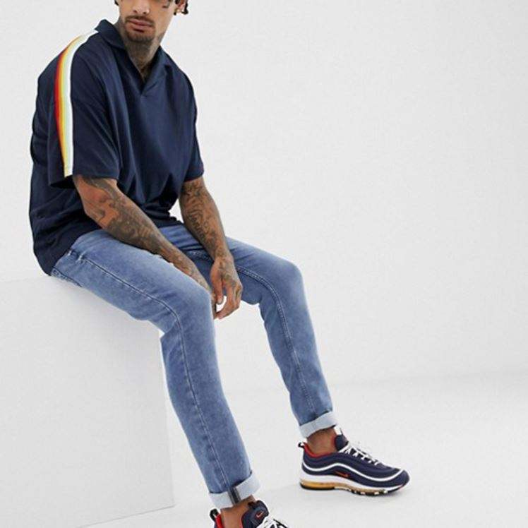 Brugerdefineret T-shirt udskrivning Oversized Revere Polo T-shirt med taping