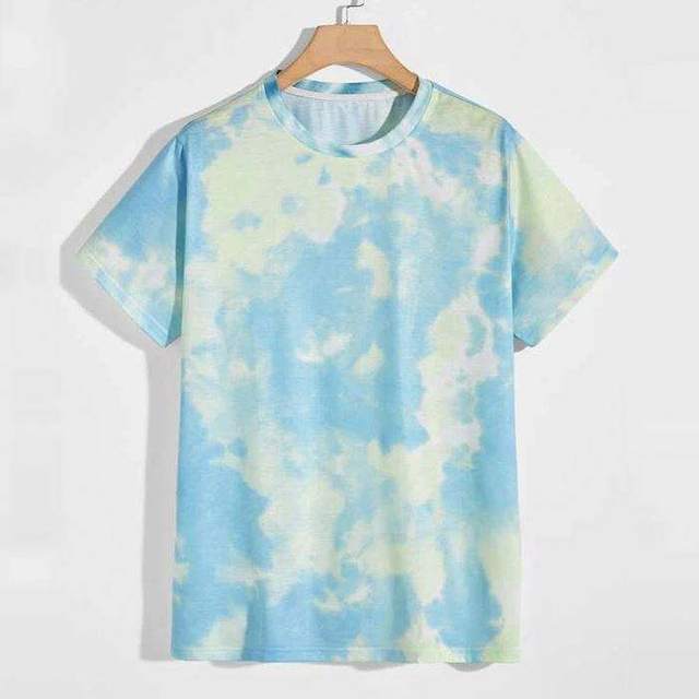 Oem စိတ်ကြိုက် အရည်အသွေးမြင့် Sublimation T Shirts အမျိုးသားများအတွက် ဒီဇိုင်နာအသစ် အင်္ကျီလက်တို နွေရာသီ ချည်ဆိုးဆေး ချည်အင်္ကျီများ