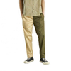 Pantalones de encargo de los pantalones del contraste de dos tonos del bloque del color de las bragas de la tela cruzada de algod&oacute;n del fabricante del OEM