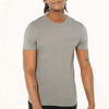 Camisetas en blanco calificadas personalizadas del llano del algod&oacute;n de los hombres del ajuste del m&uacute;sculo de la manga del cortocircuito de la camiseta del servicio del OEM