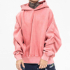 OEM-fabrikant op maat gemaakte oversized vintage acid wash zwaargewicht blanco hoodie-trui met verstelbare mouwen