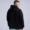 OEM Producent Custom Halv lynl&aring;s Pullover Oversize h&aelig;ttetr&oslash;je herret&oslash;j