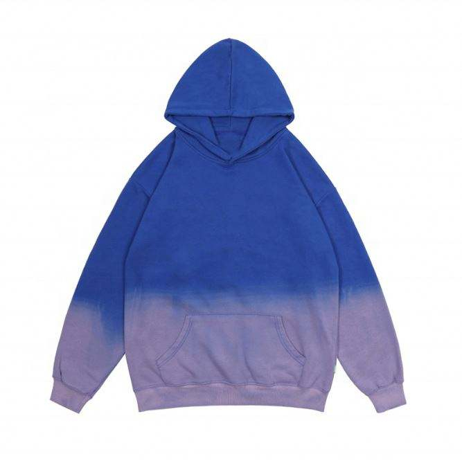 Producent OEM Dostosowana, gradientowa, swobodna, niestandardowa bluza Bluzy z kapturem w dużych rozmiarach Męskie bluzy z kapturem