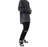 Fabricante oem logotipo personalizado de boa qualidade simples manga longa jumper liso cor s&oacute;lida algod&atilde;o oversize pul&ocirc;ver para homem 2022 novo
