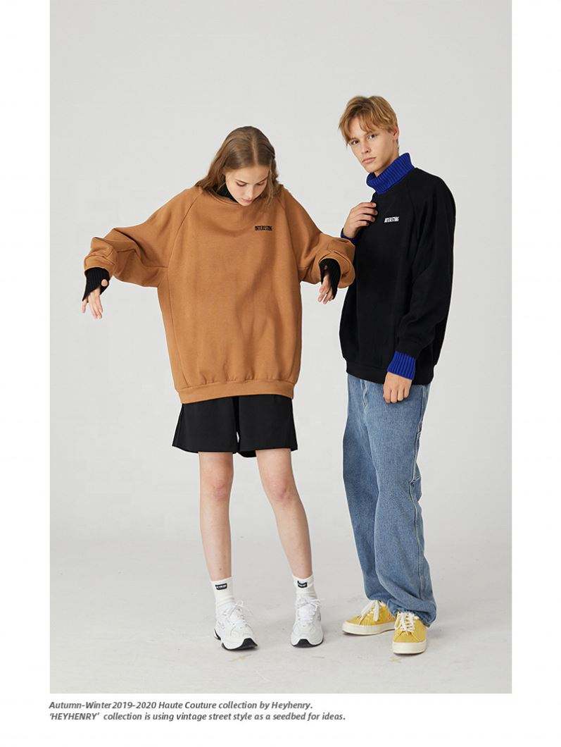 Pengeluar OEM 2021 Musim Bunga Selesa Pasangan Cetakan Longgar Huruf Baju Sweater Kasual Hoodie Untuk Lelaki Dan Wanita