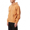 OEM-producent Engros Fleece-h&aelig;ttetr&oslash;jer med lynl&aring;s Regular Fit M&aelig;nd Almindelig blank brun fleece-sweatshirt-h&aelig;ttetr&oslash;jer