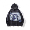 OEM Producent Hot Sale Tilpasning Logo og st&oslash;rrelse 100% bomuld French Terry Front Print Sort h&aelig;ttetr&oslash;je til unisex