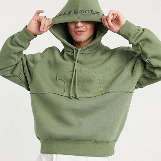 OEM Manufacturer homines Vestimenta Pullover French Terry Oversized Heavyweight 400Gsm Cotton Drawstring Plain Hoodies hominum MMXXII