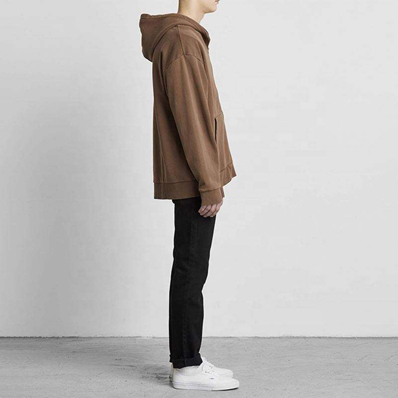 Κατασκευαστής OEM Υψηλής ποιότητας 100% βαμβακερές κουκούλες με φερμουάρ Ανδρικές κουκούλες με φερμουάρ Προσαρμοσμένο μεγάλου μεγέθους, απλό French Terry Blanks Full Zip Up Hoodie