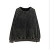 OEM Manufacturer Custom Vintage O Collum Pullover Manicas Plus Size Hoodies