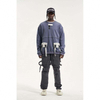 OEM v&yacute;robca M&oacute;da Vlastn&eacute; Logo Oversized P&aacute;nske Bavlnen&yacute; Pul&oacute;ver s kapucňou Mikina vreckov&yacute; Street Style Cargo Mikina