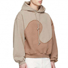 OEM-fabrikant Colorblock aangepast logo Grote maten herenhoodies en sweatshirts Oversized hoodie van 100% katoen