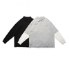 OEM fabricant Service v&ecirc;tements pour hommes personnalit&eacute; mode contraste couleur revers d&eacute;contract&eacute; chemise ample pull &agrave; capuche personnalis&eacute;