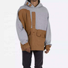 OEM-Hersteller Herren-Kapuzenpullover in &Uuml;bergr&ouml;&szlig;e mit ma&szlig;geschneiderten Workout-Sweatshirts mit gro&szlig;en Taschen