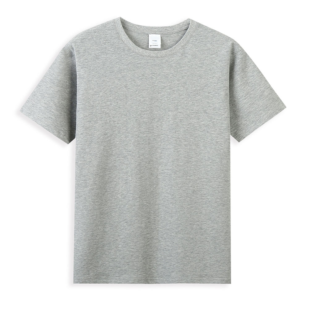El algod&oacute;n org&aacute;nico 100% de la camiseta de la camiseta del hilo 210Gsm modifica las camisetas pesadas para requisitos particulares
