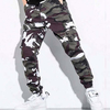 Custom Streetwear Camo Printed Flap Pocket Cargo Pants p&aacute;nsk&eacute;