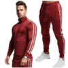 Designer ထုတ်လုပ်သူ Slim Fit Polyester Boys Gym အားကစား 2 Pieces စိတ်ကြိုက် Label Men Track Suits