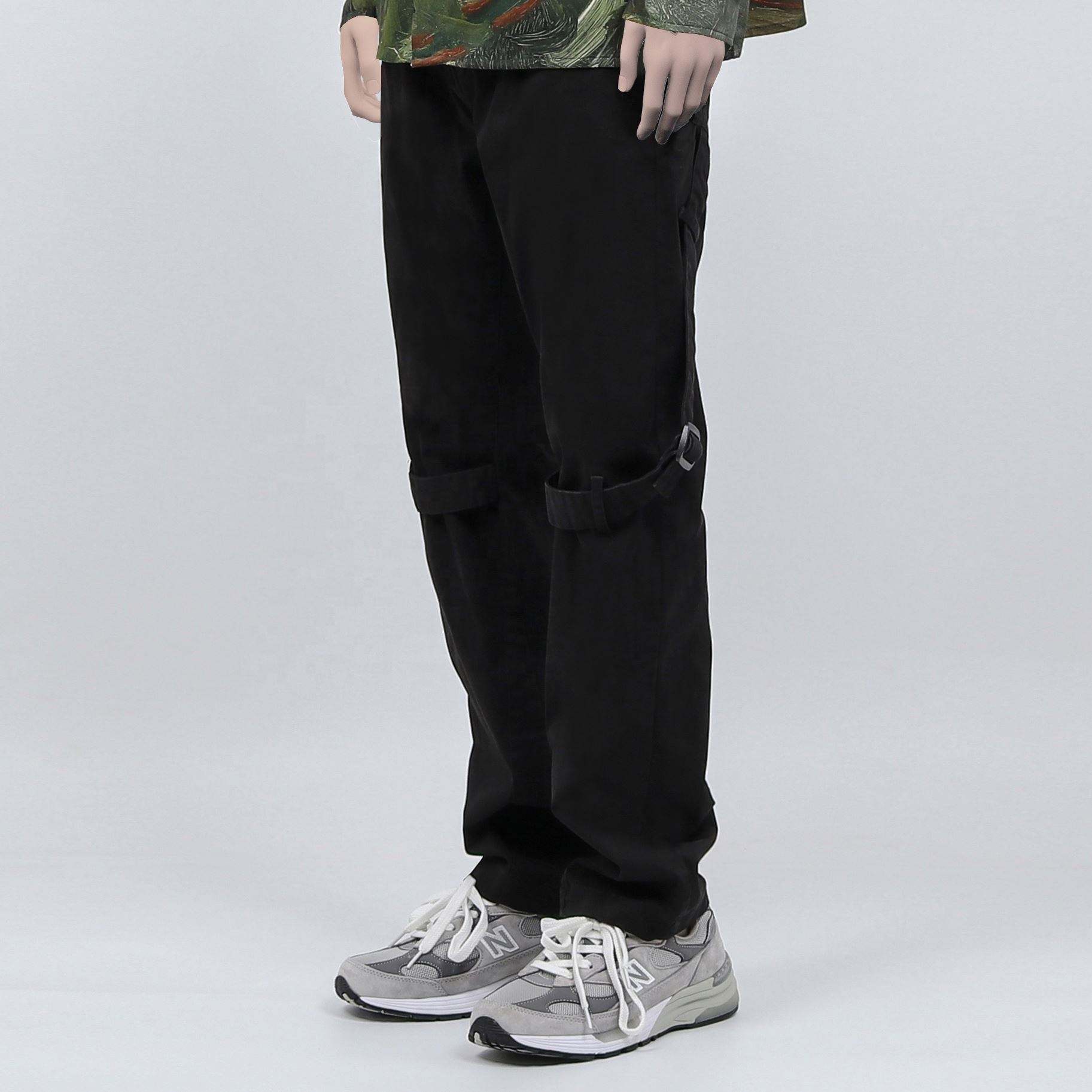OEM Manufacturer Pocket Cotton Athleisure Custom Rectus Leg Strap et Zipper Cargo Pants
