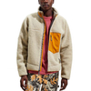 OEM Berkualiti Tinggi Zip Musim Sejuk Logo Tersuai Oversized Men Fleece Sherpa Jacket