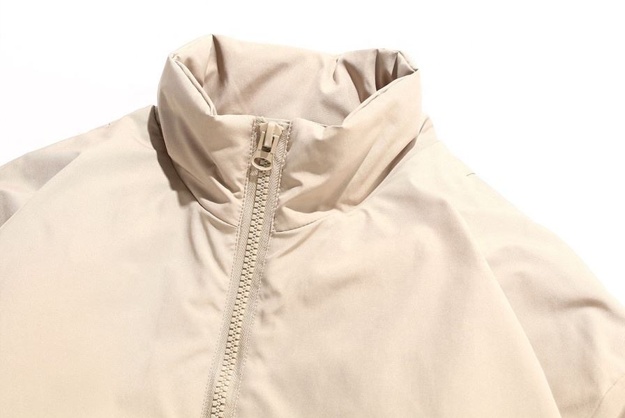 Fabricante OEM personalizado masculino algod&atilde;o gola casual casaco de cor s&oacute;lida