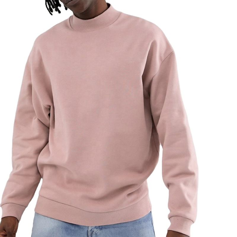 OEM အရည်အသွေးမြင့် Fleece ဟဲဗီးဝိတ် ကြီးကြီးမားမား အမျိုးသား Crewneck အင်္ကျီ