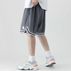 Shorts de malha personalizados dos fabricantes, shorts de basquete superdimensionados leves de ver&atilde;o, shorts de malha masculinos