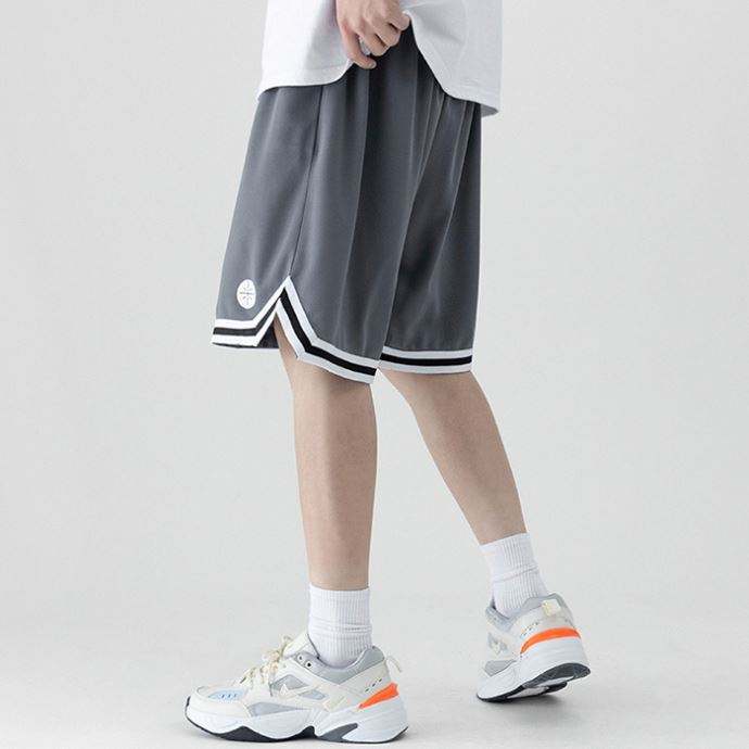 Shorts de malha personalizados dos fabricantes, shorts de basquete superdimensionados leves de ver&atilde;o, shorts de malha masculinos