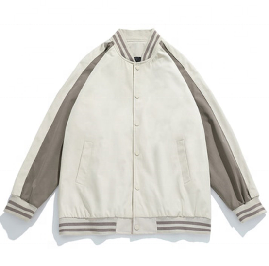 Giacca da cappotto uniforme da baseball con felpe oversize casual lavorate a maglia di alta qualit&agrave; del produttore OEM