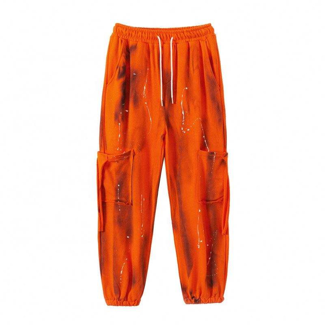 OEM v&yacute;robce Custom Polyester Bavlna P&aacute;nsk&eacute; Tištěn&eacute; logo Jogger Tepl&aacute;ky P&aacute;nsk&eacute; Color Block Cargo Custom Pants P&aacute;nsk&eacute;