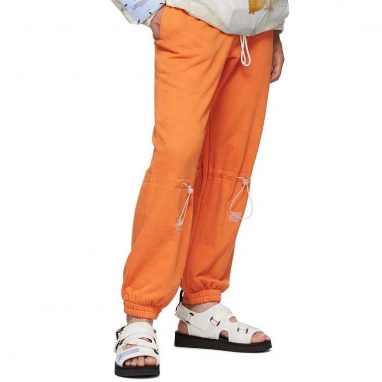 OEM-fabrikant op maat 100% katoen French Terry joggingbroek Trekkoord elastische taille verstelbaar Details Heren trainingsbroek